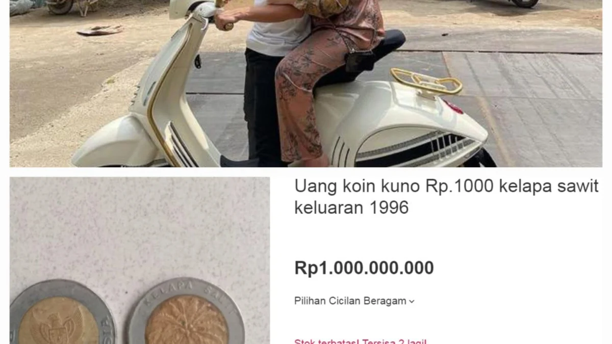 Cukup Sekeping Koin Rp1000 Bisa Dapatkan Vespa Dior Raffi Ahmad