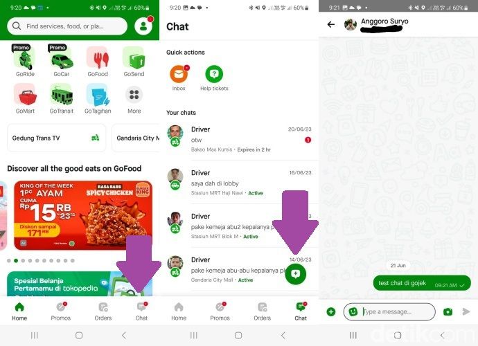 Hati-Hati! Fitur Chat Gojek Kini Jadi Ajang Perselingkuhan