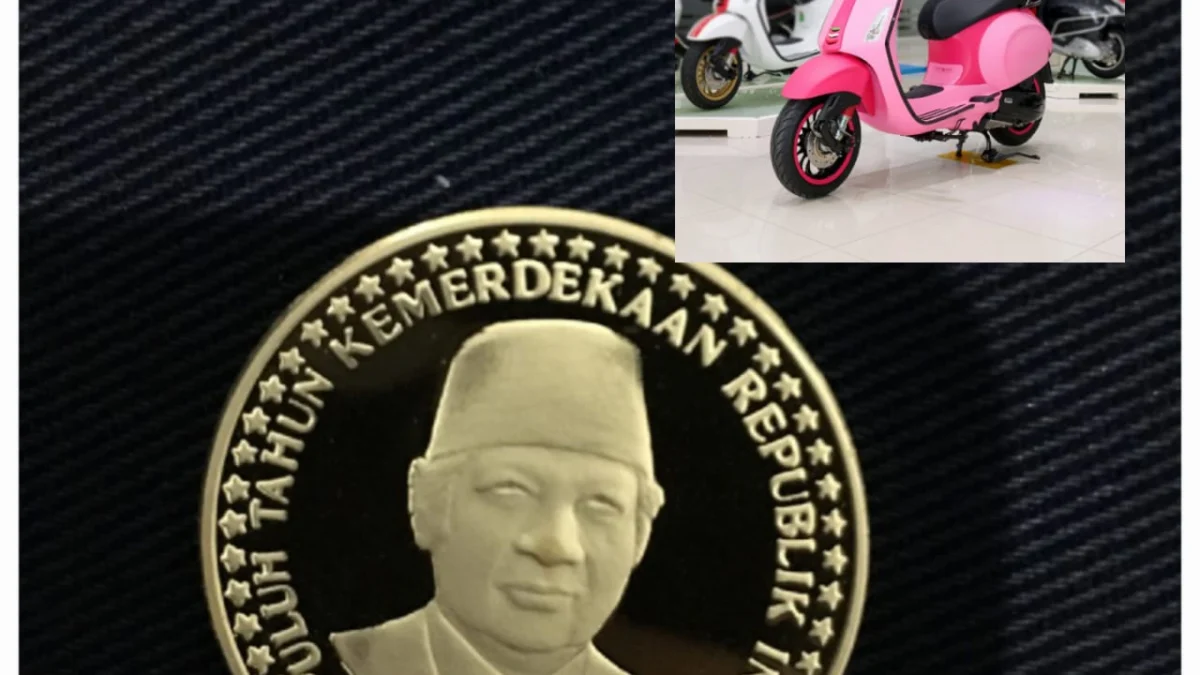 Inilah Cara Jual Koin Bergambar Presiden Soeharto 1995 Agar Bisa kebeli 2 Vespa Sprint!