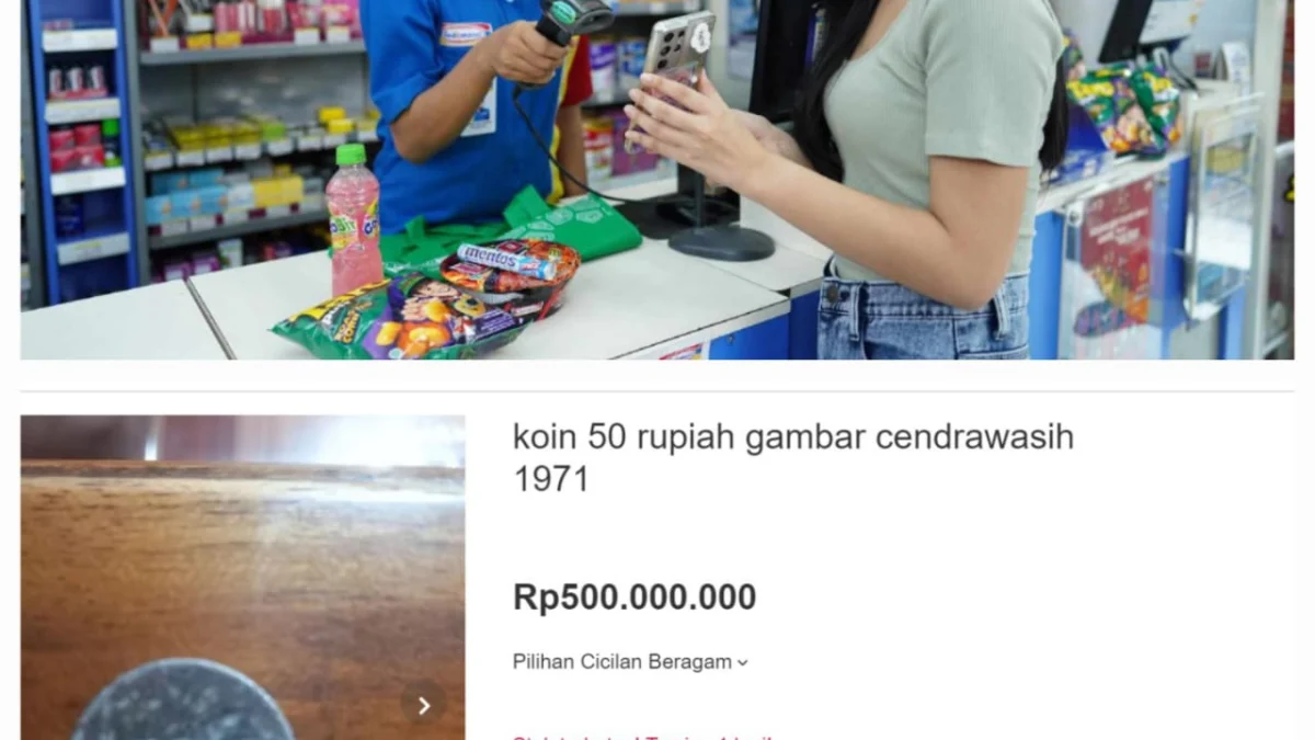 Tidak Hanya Willy Salim, Sekeping Koin Rp50 juga Bisa Borong Indomaret!