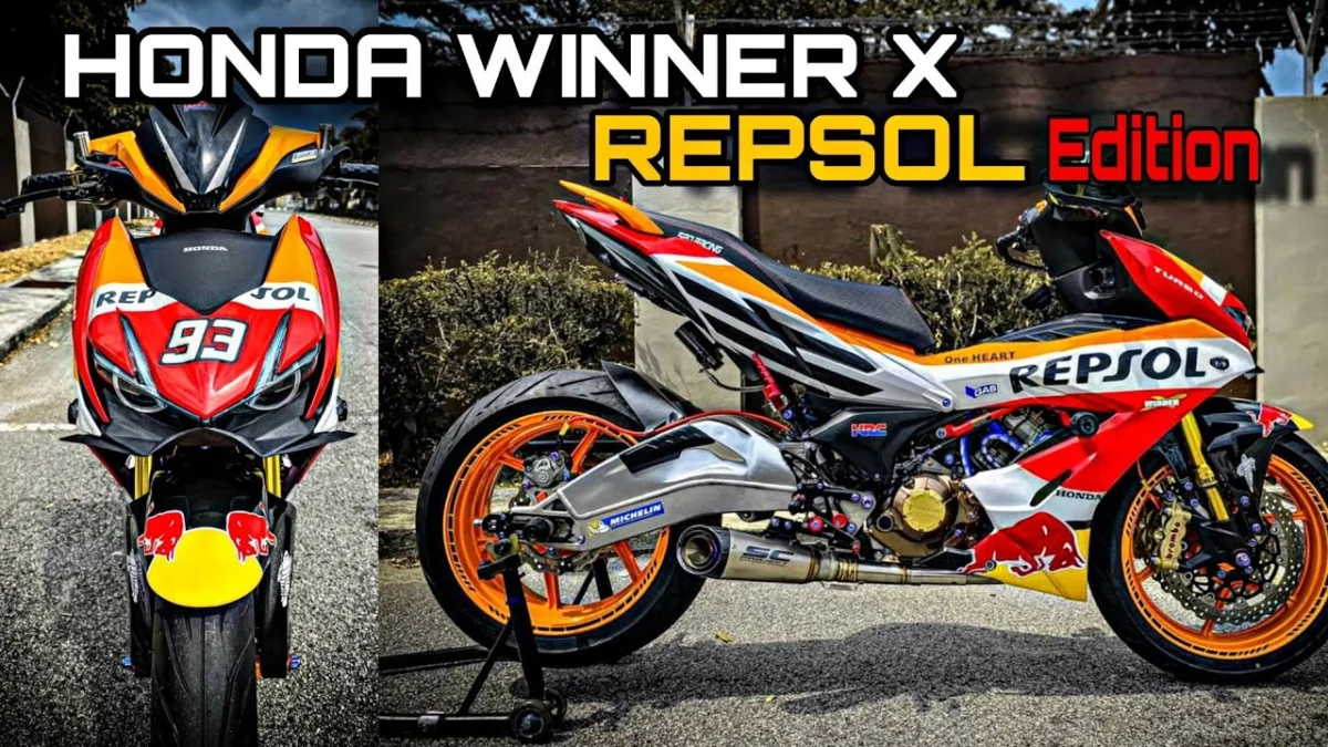 Hedon! Honda Winner X Spesial REPSOL Edition Lebih Memukau