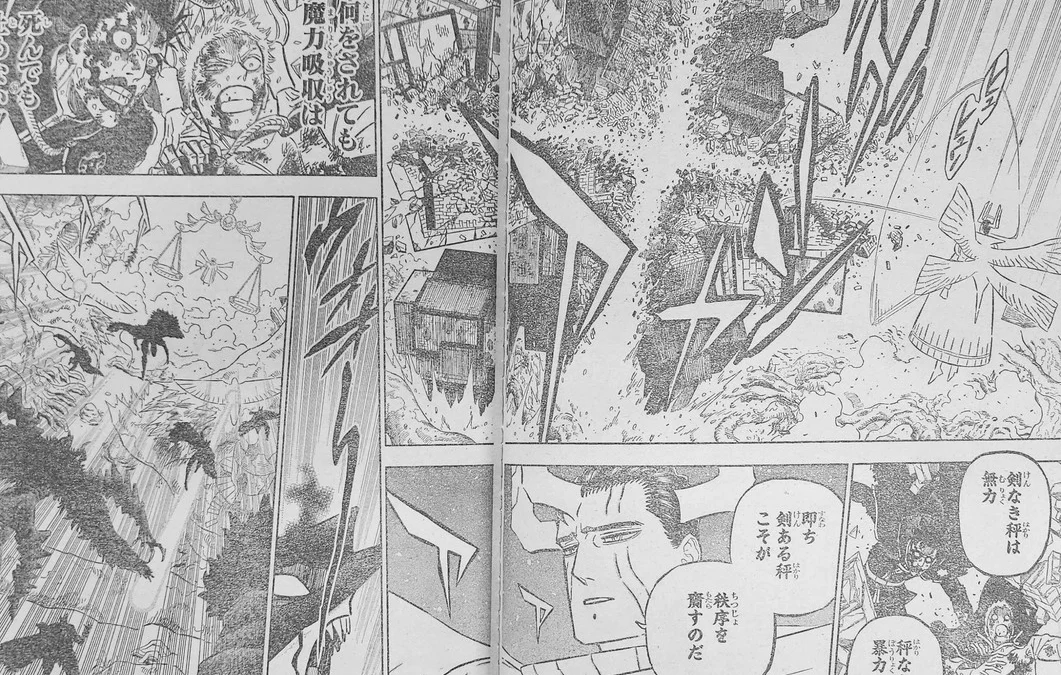 Spoiler Raw Manga Black Clover 364 Black Bull Vs Damnatio