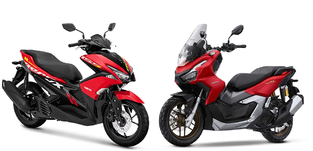 Honda ADV 160 vs Yamaha Aerox 155 Connected/ABS Mana yang Lebih Canggih?