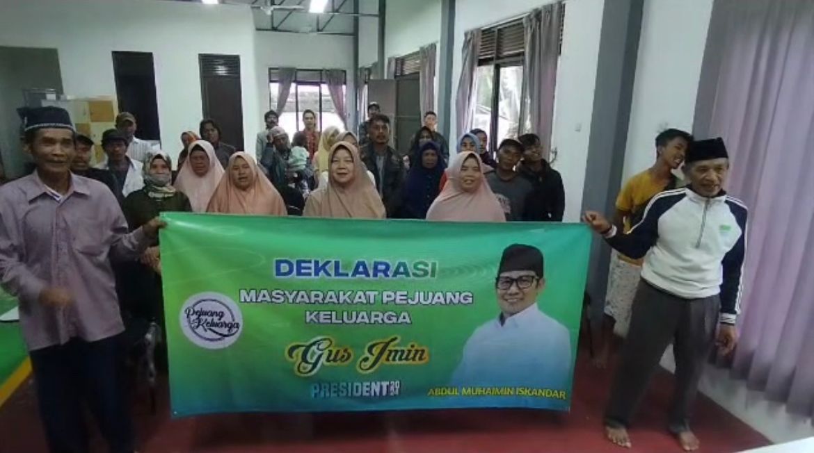 Dukung Gus Imin Jadi Presiden 2024, Masyarakat Pejuang Keluarga di Cianjur Deklarasi.