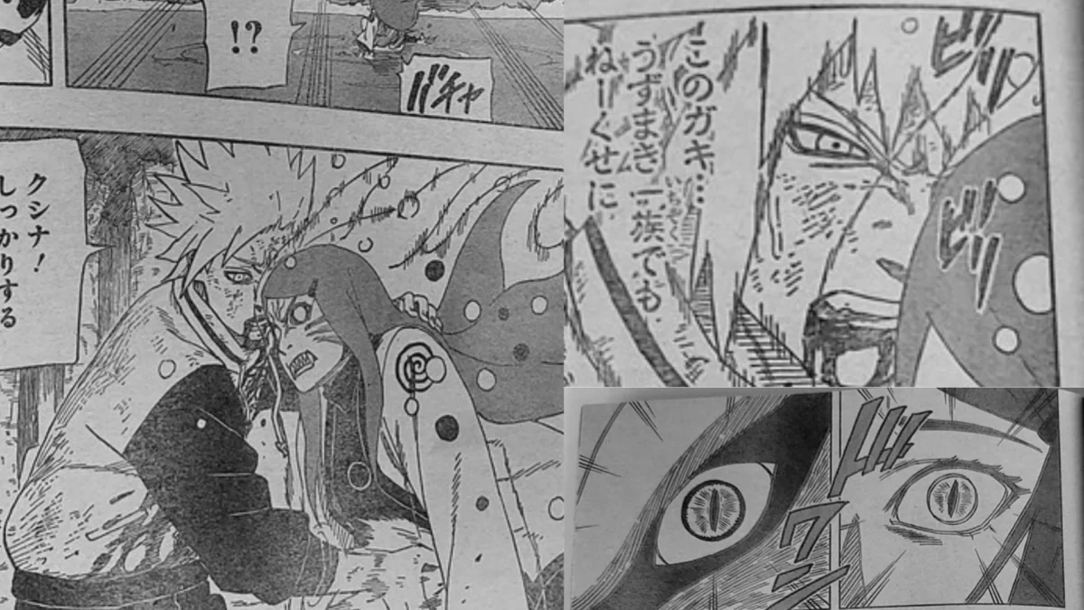 Raw Manga One Shot Minato Namikaze Mode Bijuu Kushina