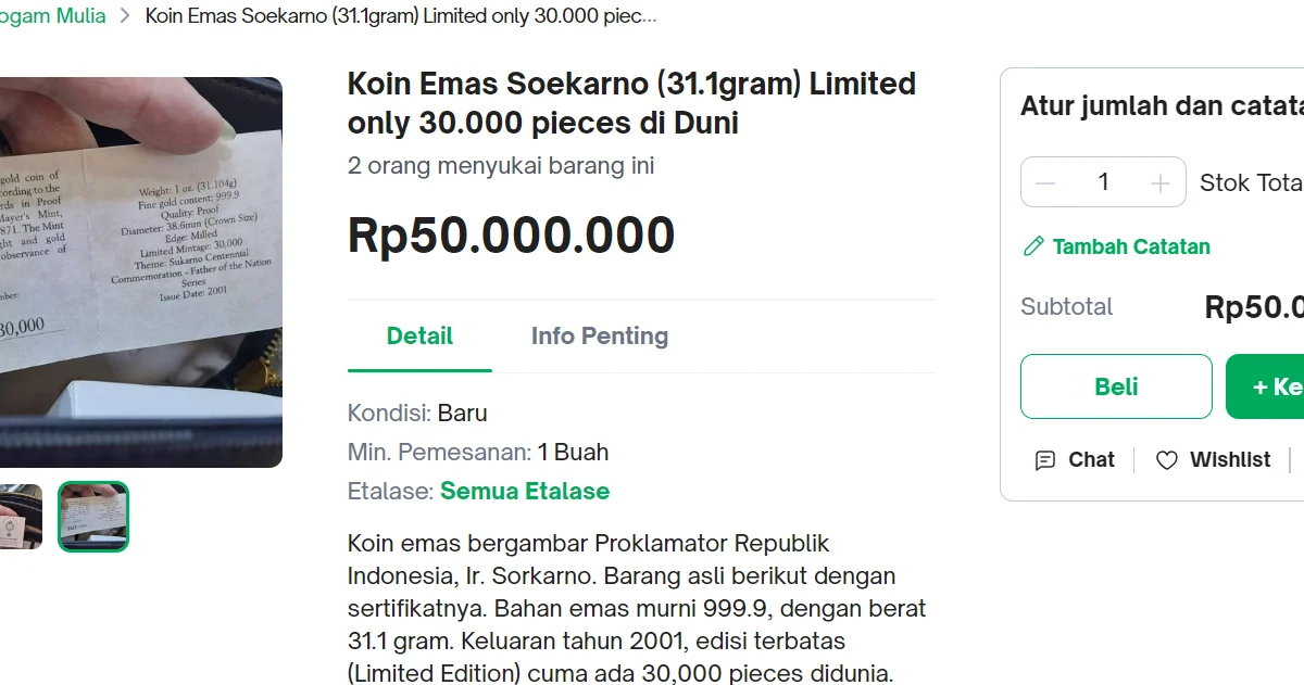 Begini Cara jual Koin Rp100 Bungkarno Agar jadi 50juta