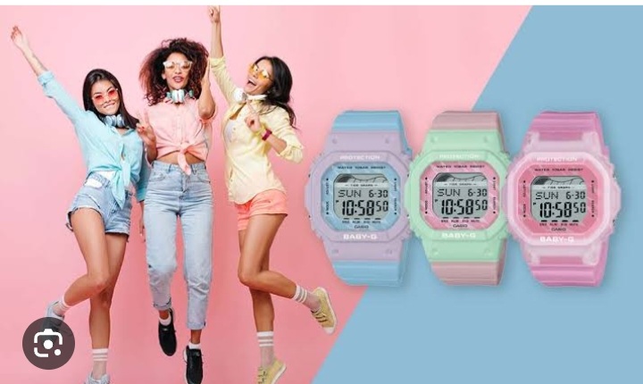 Tampil Menjadi Cewek Kue dengan Pakai Jam Tangan Casio Baby G