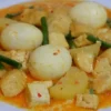 Resep Membuat Tahu Telur Kuah santan Nikmat dan Lezat