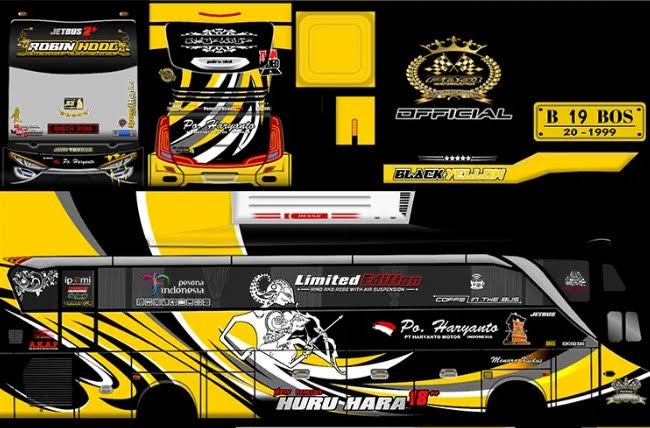 Livery Bussid Desain Unik