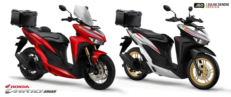 Honda Rilis Vario Street 125 Bentuk Lebih Ramping