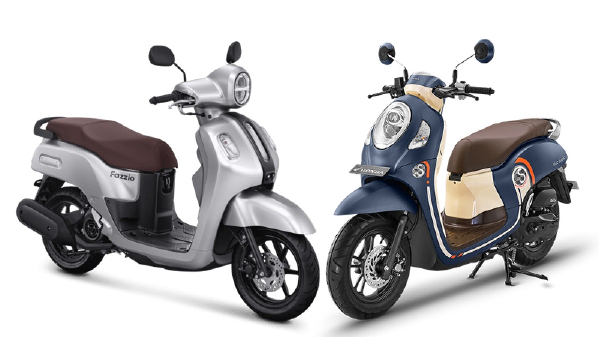 Honda Scoopy vs Yamaha Fazzio