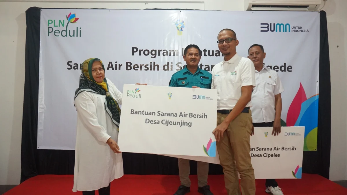 PLN berikan bantuan Sarana Air Bersih di Kabupaten Sumedang