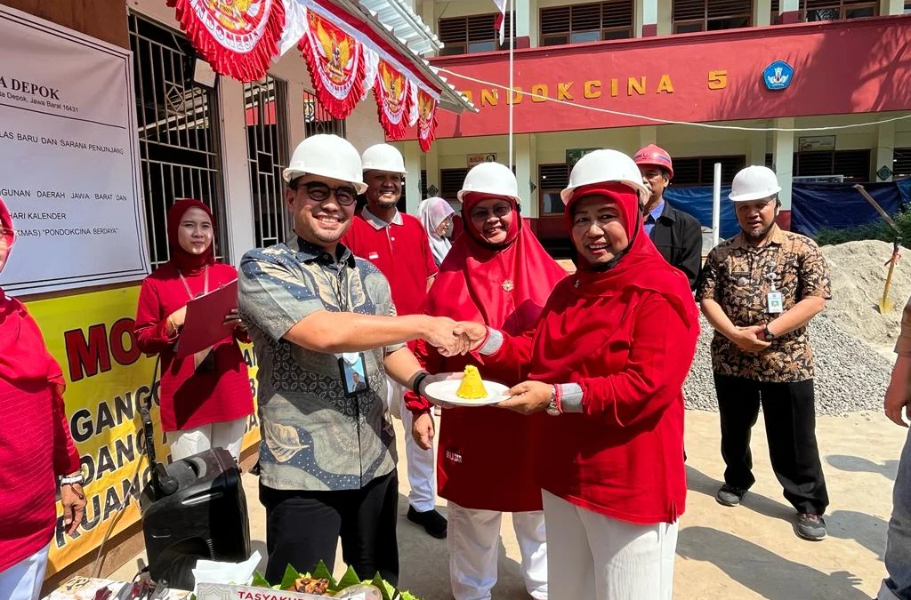 bank bjb Bangun 6 Ruang Kelas Baru di SDN Pondok Cina