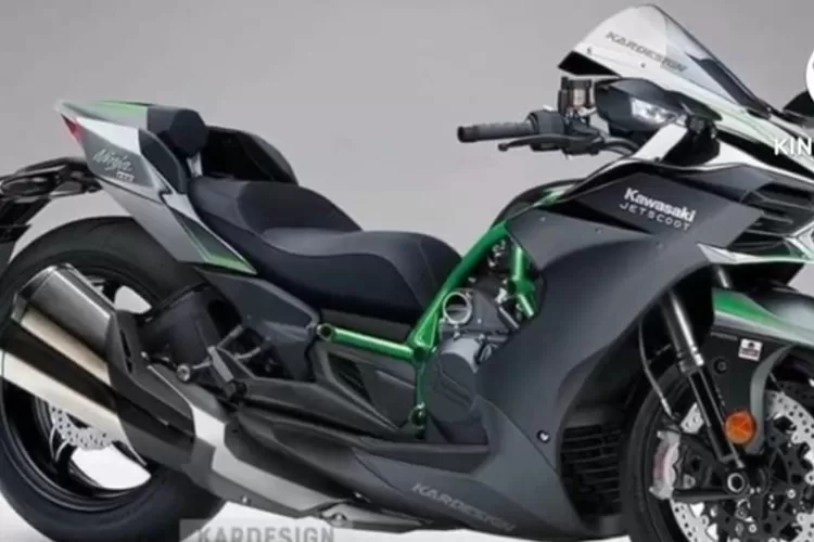 NMAX dan PCX Ketakutan? Kawasaki Ninja Matic H2 Jet Scoot Datang ke Indonesia