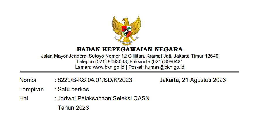 Link Pendaftaran CPNS dan PPPK 2023