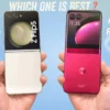 Perbandingan Galaxy Flip 5 dan Motorola Razr 40 Ultra (Tangkapan Layar YouTube Gadgets Compare)