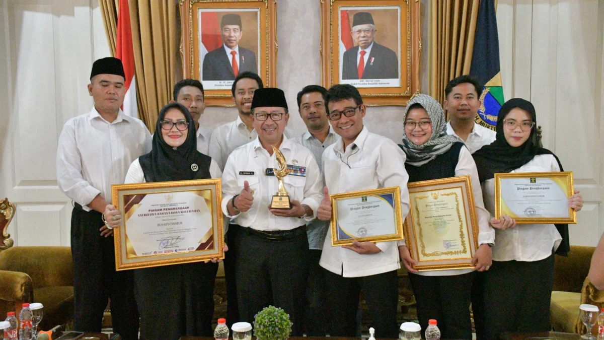 Kembali Torehkan Prestasi, Pemkab Cianjur Berhasil Raih Tiga Penghargaan