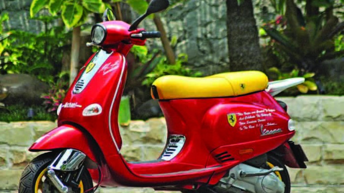 Tampilan Vespa ET 4