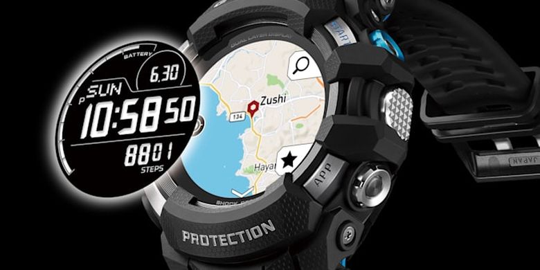 Smartwatch G-Shock Tipe GSW H1000 Hadir dengan OS Wear Google