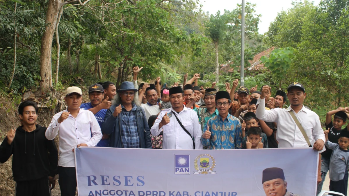 Reses Anggota DPRD Cianjur Asep Sopyan, Serap Aspirasi Penguatan Infrastruktur Keagamaan dan Ekonomi