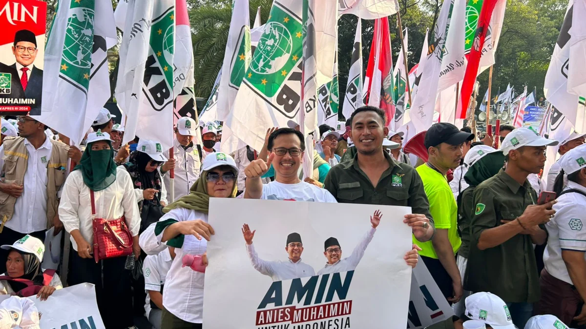 500 Kader PKB Cianjur Kawal AMIN Daftar ke KPU RI