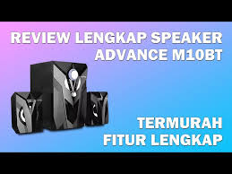 Advance M10 BT, Speaker Bluetooth dengan Kualitas Bass Menggelegar