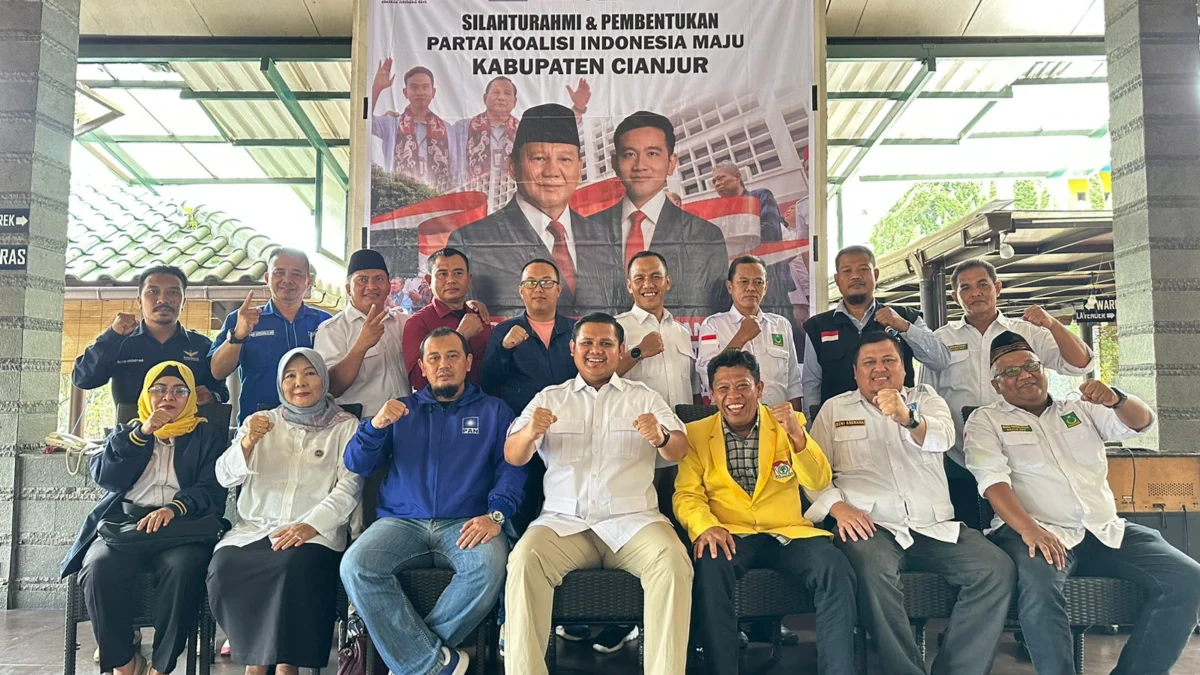 Gabungan Parpol KIM Bentuk TKD Prabowo-Gibran di Cianjur, Ganjar Ramadhan Terpilih Jadi Ketua Pemenangan Gabungan Parpol KIM Bentuk TKD Prabowo-Gibran di Cianjur, Ganjar Ramadhan Terpilih Jadi Ketua Pemenangan