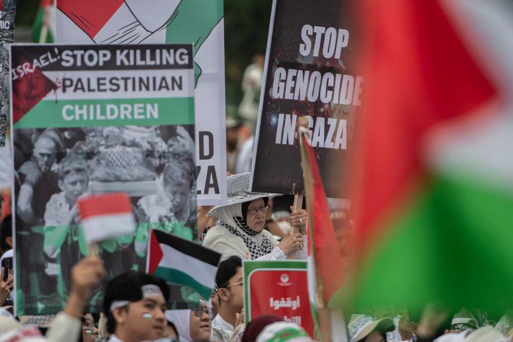 6 Pernyataan Sikap Rakyat Indonesia dalam Aksi Bela Palestina