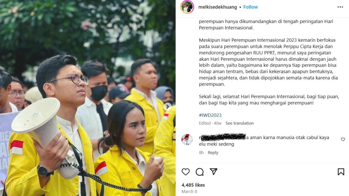 Akun Instagram Ketua BEM UI