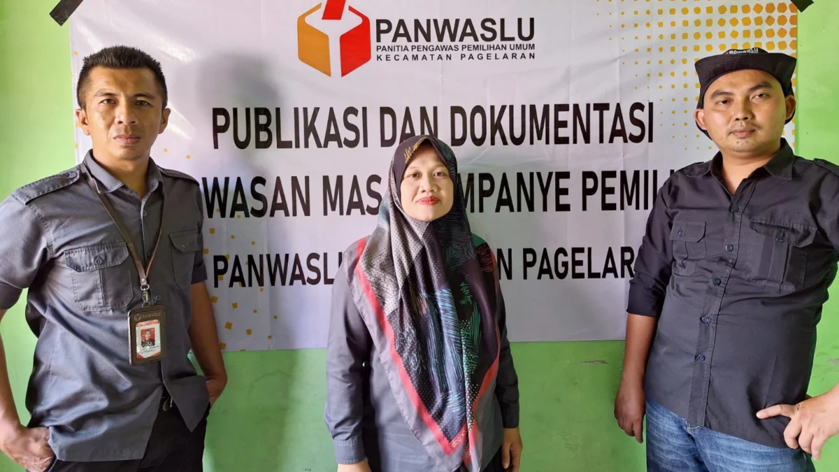 Persiapan Pemilu 2024, Panwascam Pagelaran Cianjur Lakukan Pengawasan Gudang Logistik