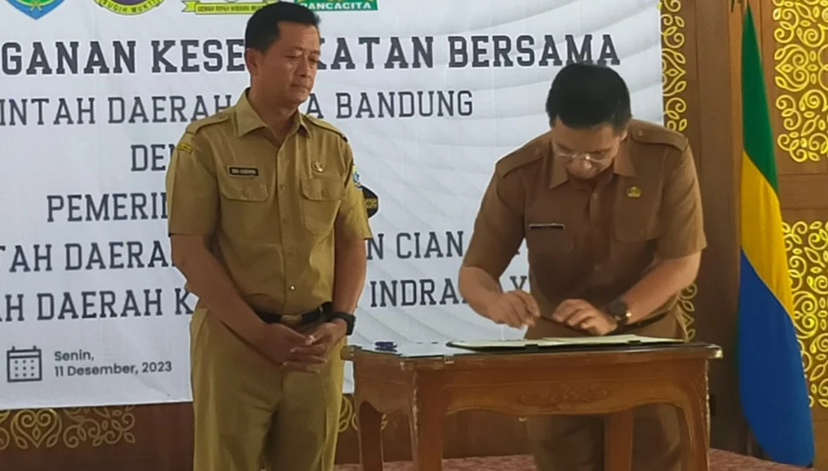 Pemkab Cianjur dan Pemkot Bandung Teken Kesepakatan Bersama, Khususnya Pertanian dan Ketahanan Pangan