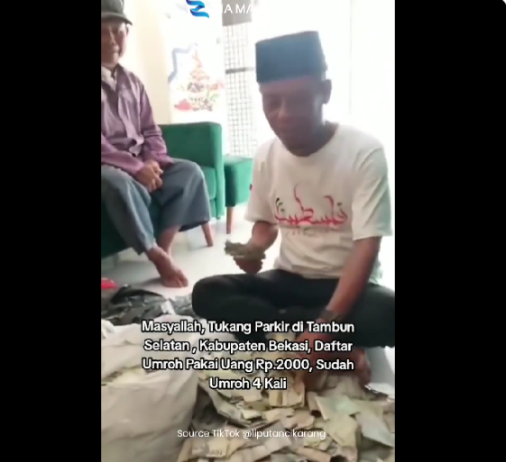 Viral Tukang Parkir Daftar Umrah