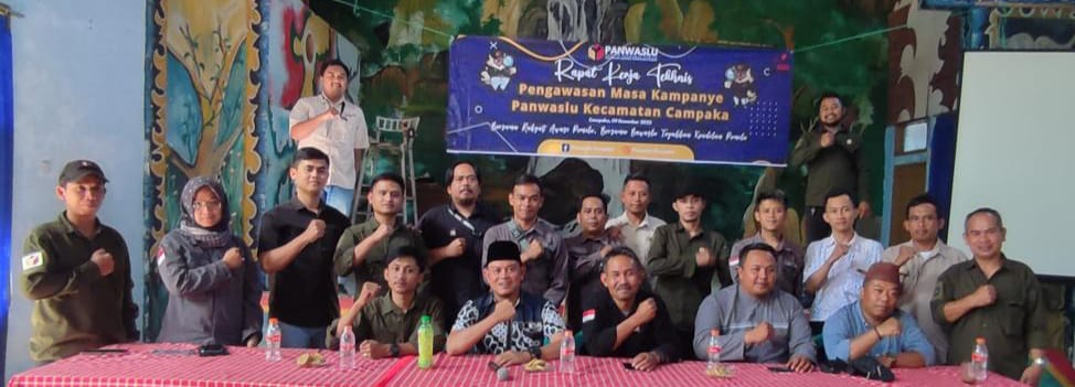 Panwascam Campaka Cianjur Fokus Lakukan Pengawasan Kampanye Pemilu 2024