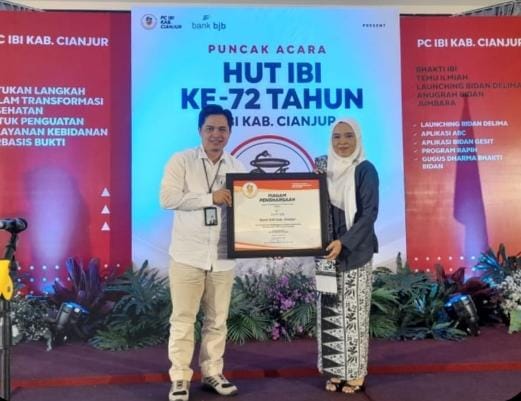 Di HUT IBI Kabupaten Cianjur ke-72, Bank BJB Beri Bantuan untuk Tingkatkan Kompetensi Bidan