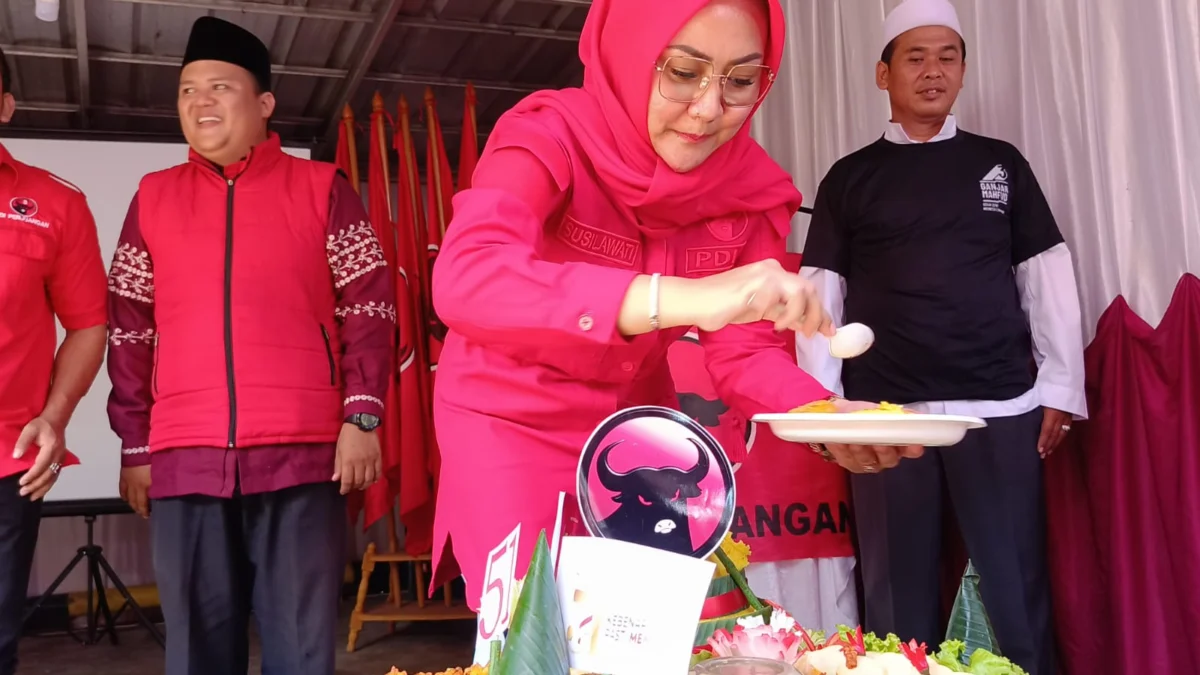 PDIP Cianjur Rayakan HUT ke-51 Bersama Masyarakat