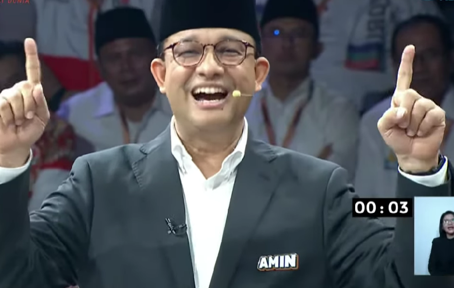 Sasageyo Anies dalam Debat Capres 2024