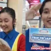 Vania, Kasir Indomaret Viral Akhirnya Dapat Hadiah Tiket Trip ke Jepang dari Bosnya