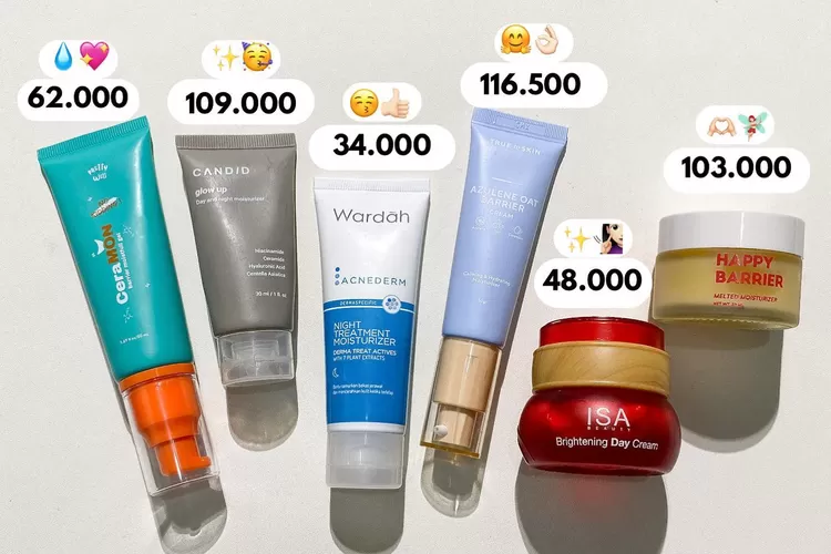 5 Rekomendasi Moisturizer