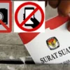 Pemilih Dilarang Keras Membawa Ponsel ke Dalam Bilik Suara Saat Pencoblosan