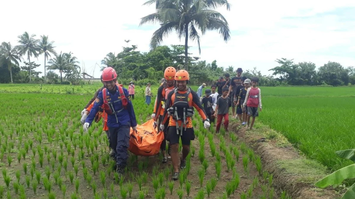 Tenggelam Saat Memancing, Krisna Ditemukan Mengambang di Muara Sungai Cibuni Agrabinta