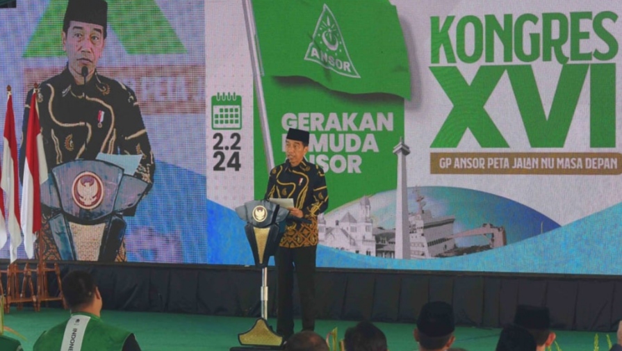 Presiden Jokowi Ajak GP Ansor untuk Sukseskan Pemilu 2024