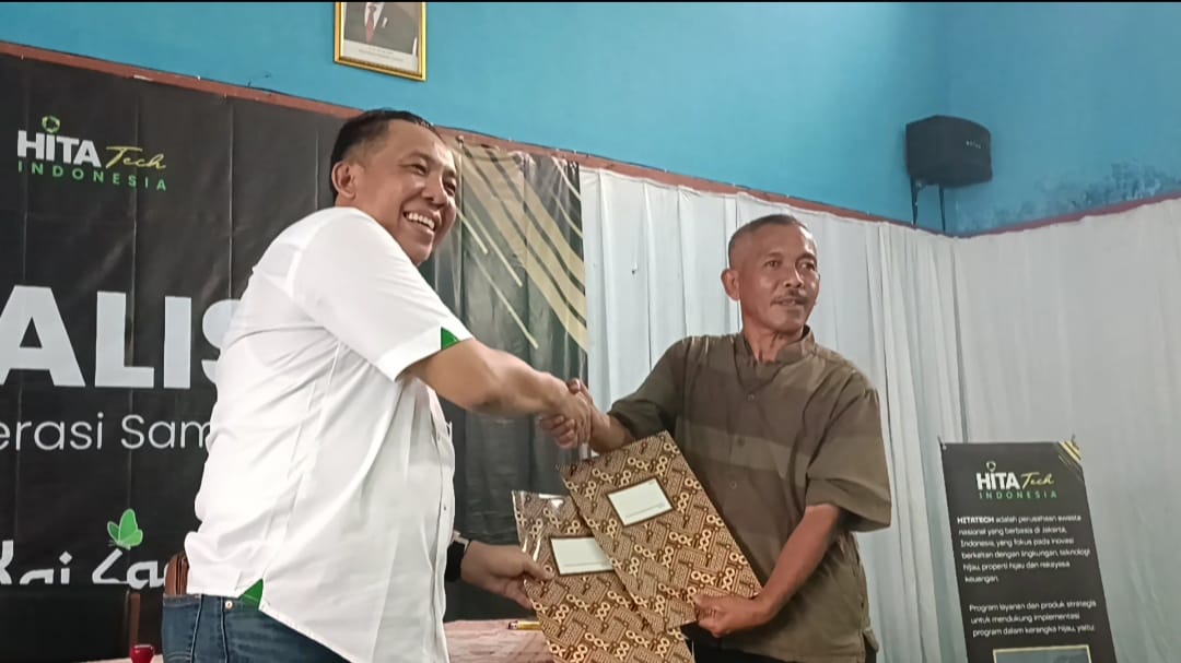 PT KKM dan Pemdes Sabandar Teken MoU Pengelolaan Sampah