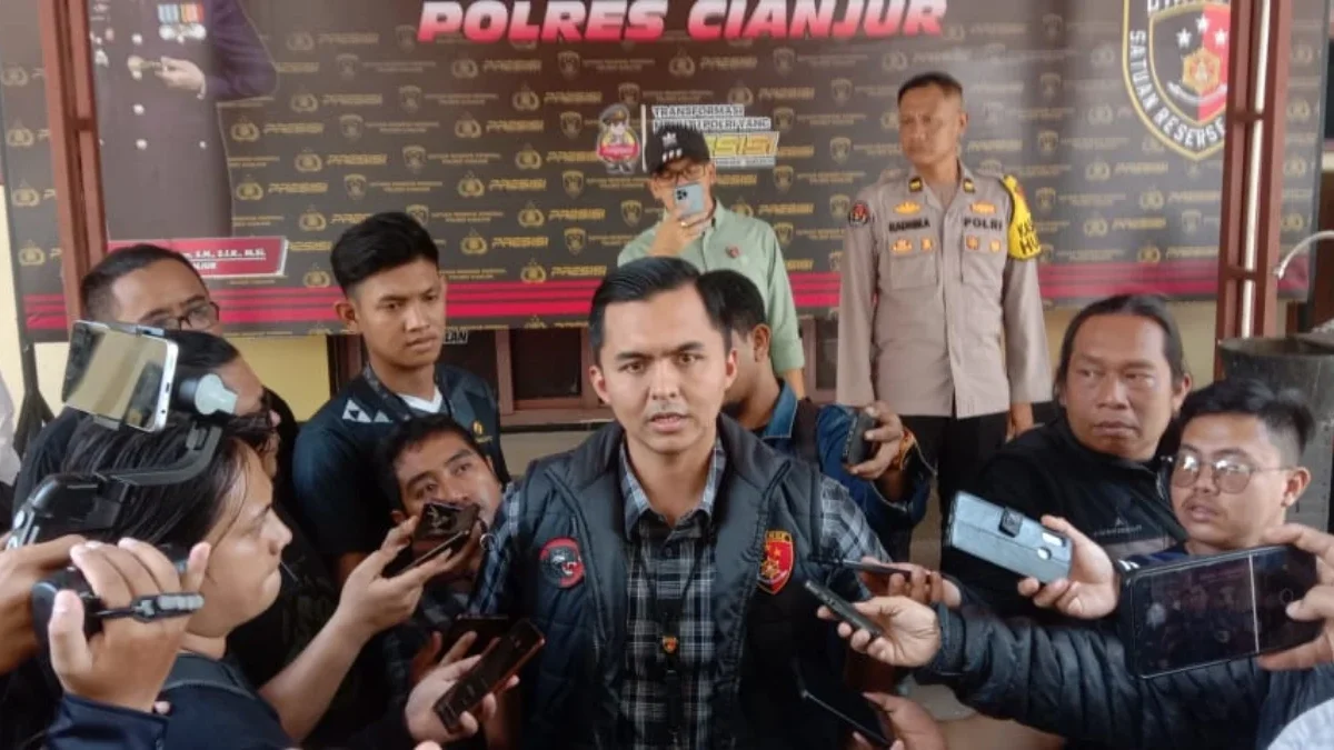 Konferensi Pers Polres Cianjur.