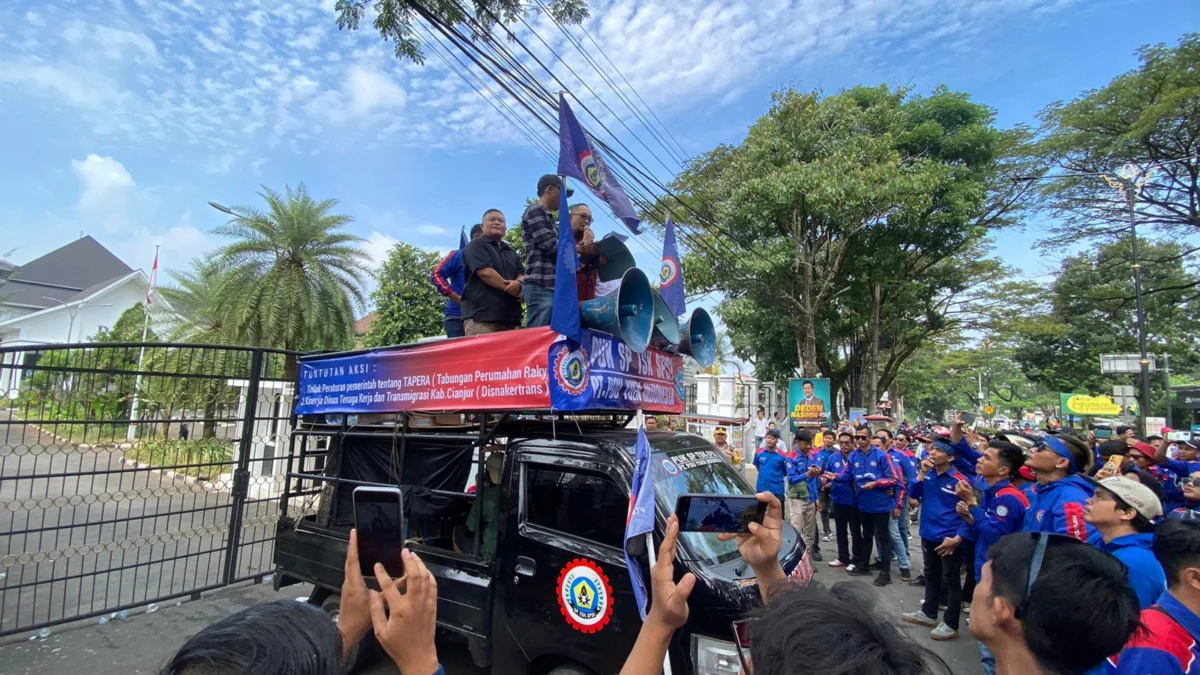 Serikat Buruh Cianjur Tuntut Pembatalan Tapera