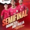 Jadwal Semi Final Timnas U-6 Indonesia vs Australia dan Prediksi Susunan Pemain Malam Ini