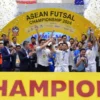 Timnas Futsal Indonesia berhasil meraih gelar juara Piala AFF Futsal 2024