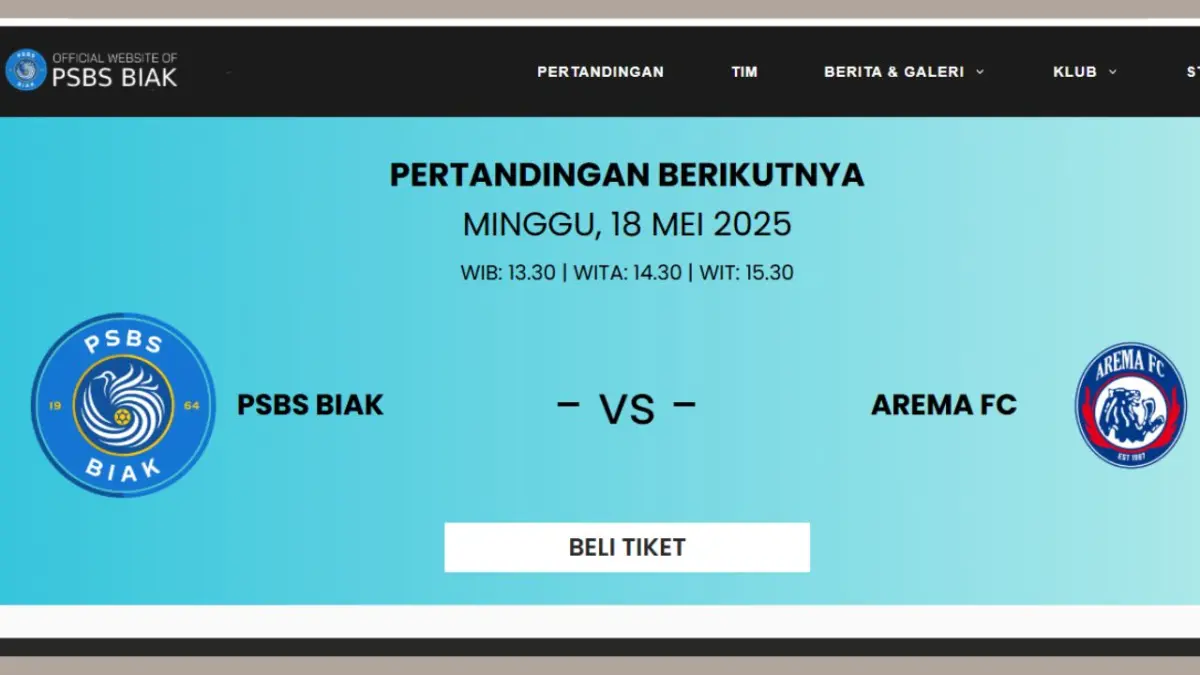 PSBS Biak vs Arema FC