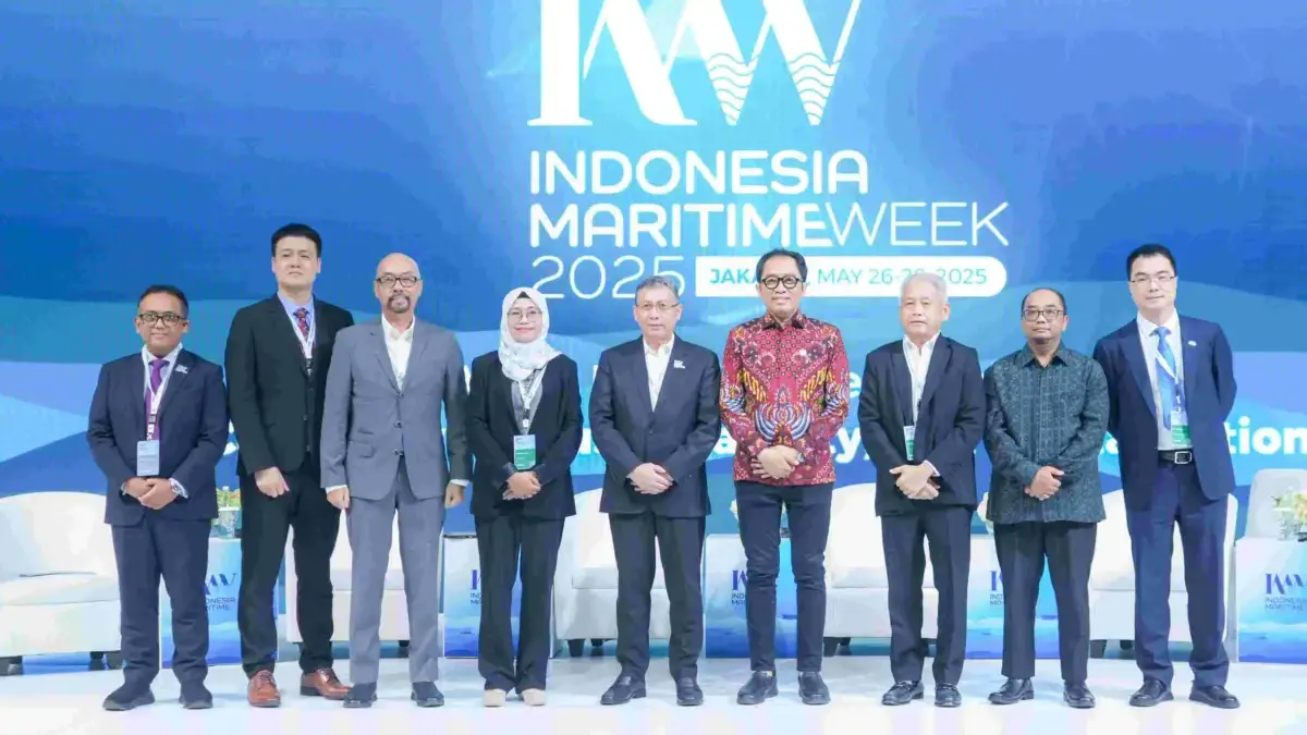 Wakil Menteri Perindustrian, Faisol Riza pada rangkaian acara The 1st Indonesia Maritime Week 2025 di Jakarta