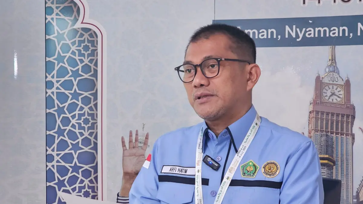 Sekretaris Dirjen Penyelenggaraan Haji dan Umrah (PHU) Kementerian Agama, Arfi Hatim.