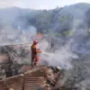 Hangus terbakar